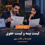 تفاوت لیست بیمه و لیست حقوق و نکات مهم